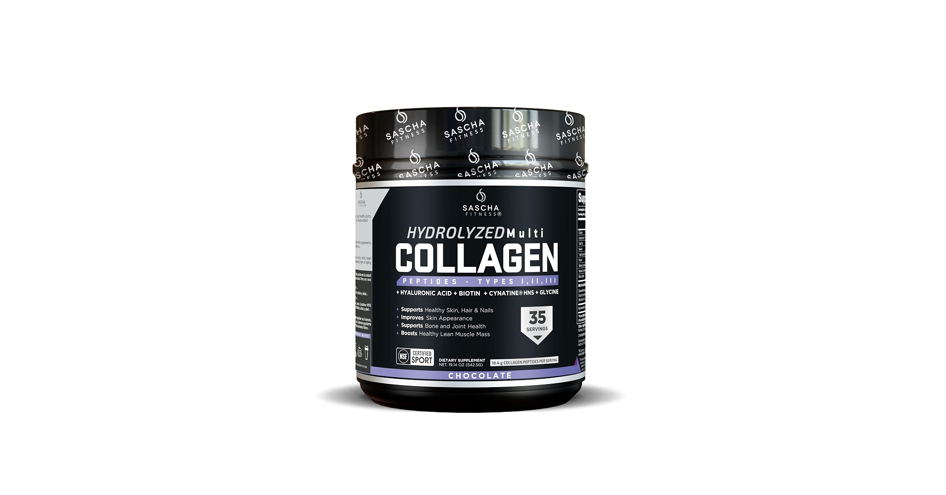 COLLAGEN HYDROLYZED 35 SERV / SASCHA FITNESS 4