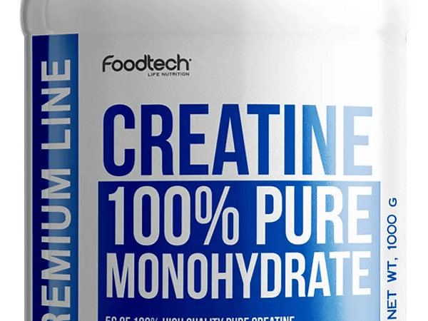 Creatine 100% pure monohydrate 1kg Foodtech sin sabor
