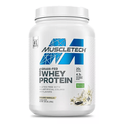 🌱 Grass-Fed 100% Whey Protein 1.8 lb | MuscleTech 2
