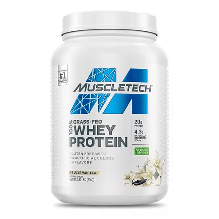 🌱 Grass-Fed 100% Whey Protein 1.8 lb | MuscleTech 2