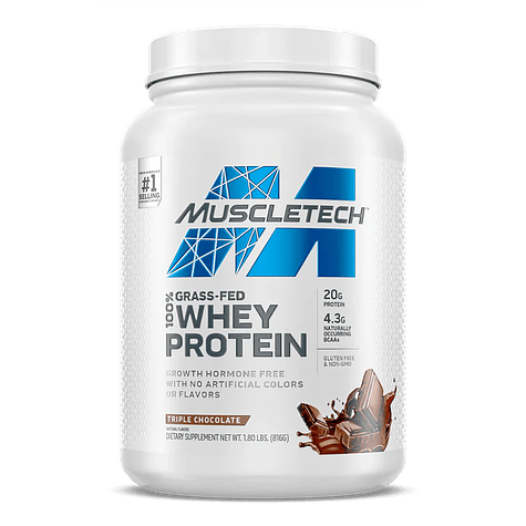 🌱 Grass-Fed 100% Whey Protein 1.8 lb | MuscleTech 1