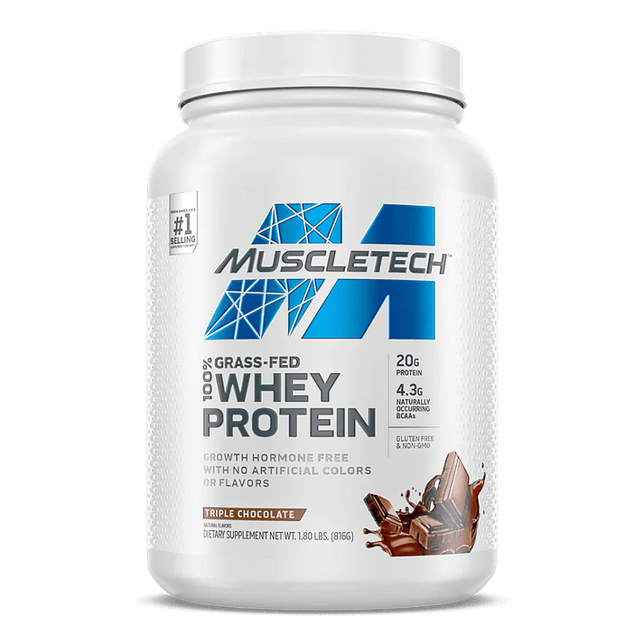 🌱 Grass-Fed 100% Whey Protein 1.8 lb | MuscleTech 1