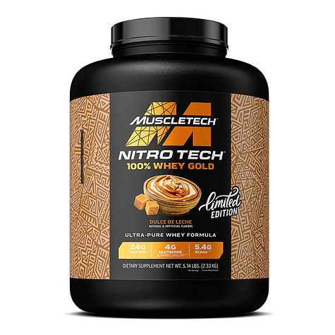 💪 Nitro-Tech 100% Whey Gold 5 lb – Dulce de Leche 1
