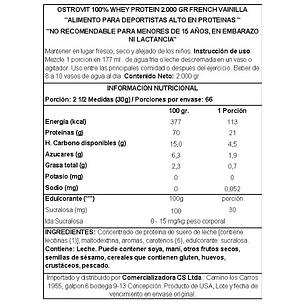 🥤 OstroVit 100% Whey Protein 2000 g | OstroVit