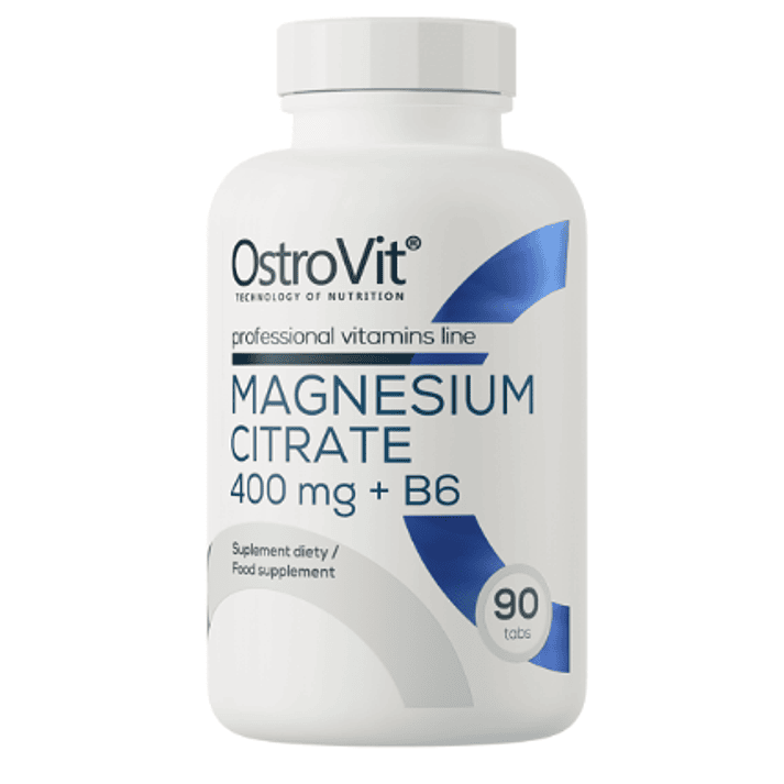 🧩 Magnesium Citrate 400 mg + B6 90 Tabs | OstroVit 2