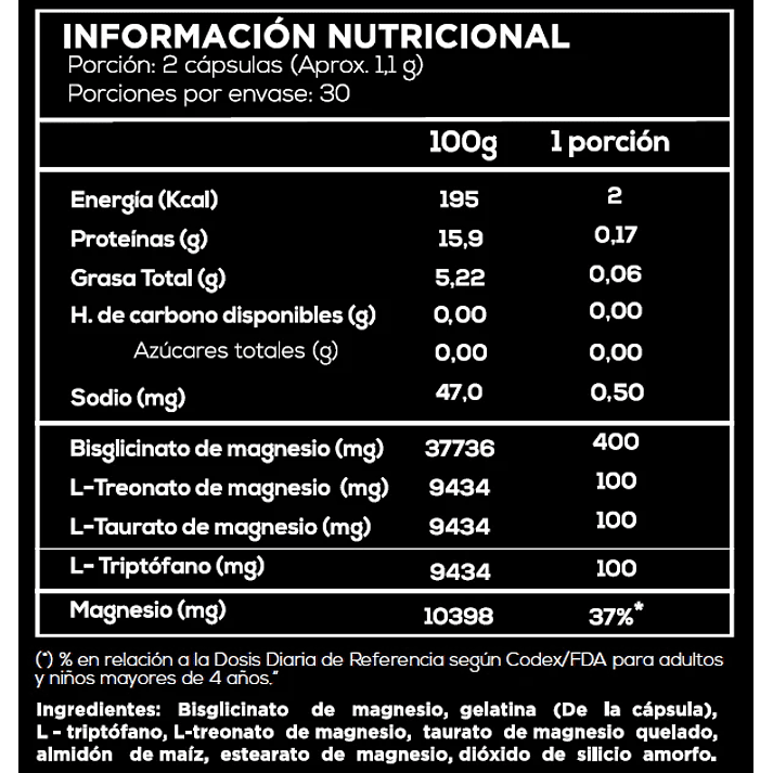 🧠 Magnesio + Triptófano | Strive 3