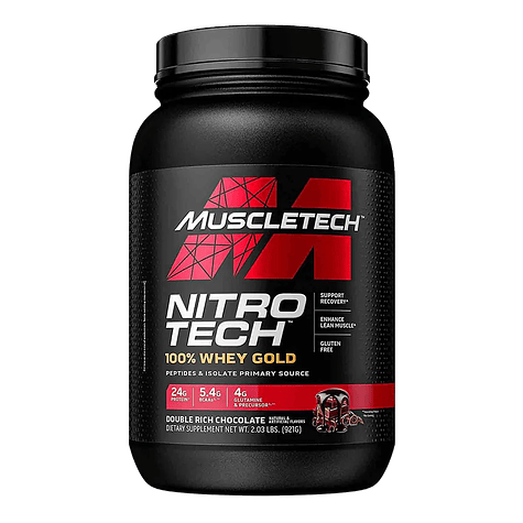 ⚡Nitro-Tech 100% Whey Gold Proteína 2 lb 1