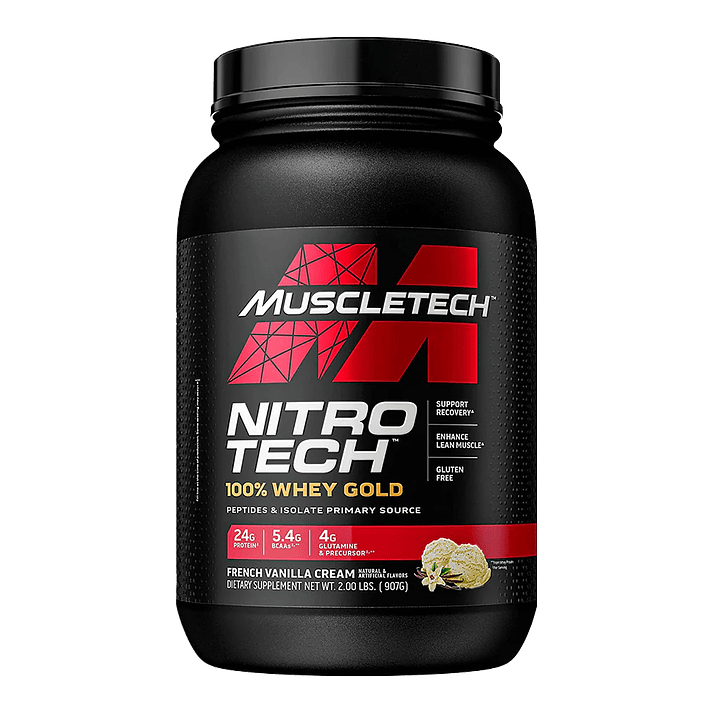 ⚡Nitro-Tech 100% Whey Gold Proteína 2 lb 2