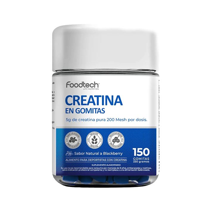 🧬 Creatina en Gomitas 150 Gummies | Foodtech 1