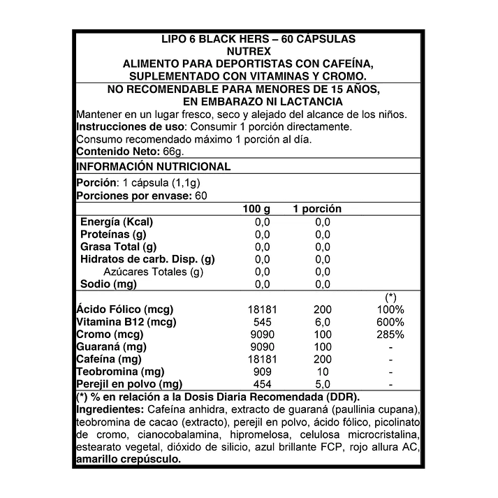 Lipo 6 Black Hers UC 60 caps 2
