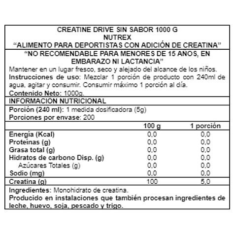 ⚡ Creatine Monohydrate 1 kg | Nutrex 2