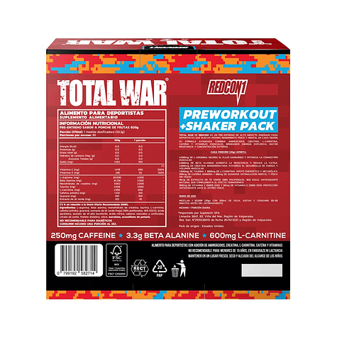 🧬 Pack Total War | Pre-Entrenamiento Redcon1 3
