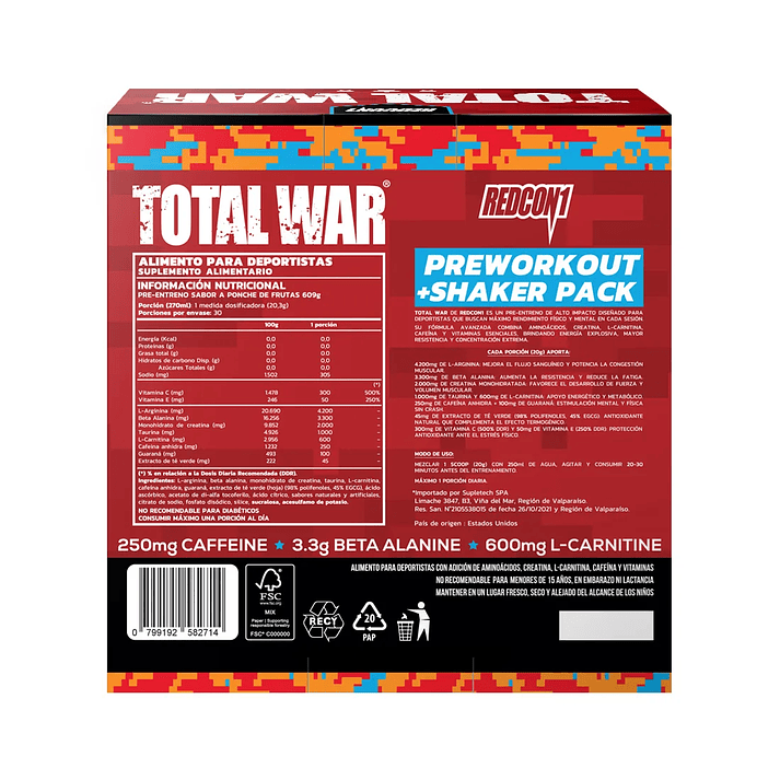 🧬 Pack Total War | Pre-Entrenamiento Redcon1 3