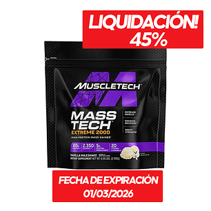 ⚡ Mass Tech Extreme 2000, Ganador de Peso 6 lb | MuscleTech