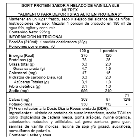 🥤 Isofit, Proteína Whey Isolate | Nutrex 2