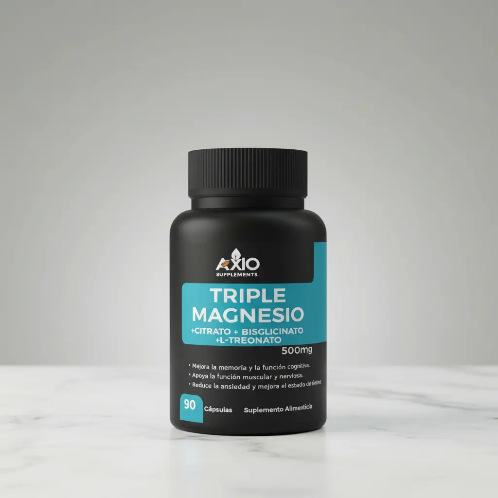 Triple Magnesio Premium 500mg – Energía y Relajación de Nutrimax - suplementos original en Chile - información del suplemento
