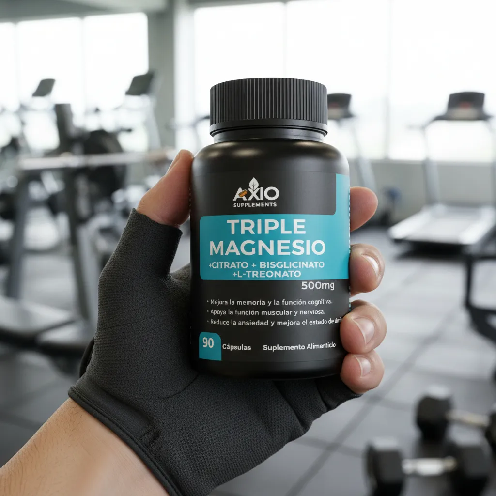 Triple Magnesio Premium 500mg – Energía y Relajación de Nutrimax - suplementos original en Chile - vista adicional