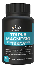 Miniatura de Triple Magnesio Premium 500mg – Energía y Relajación de Nutrimax - suplementos original en Chile - imagen 1