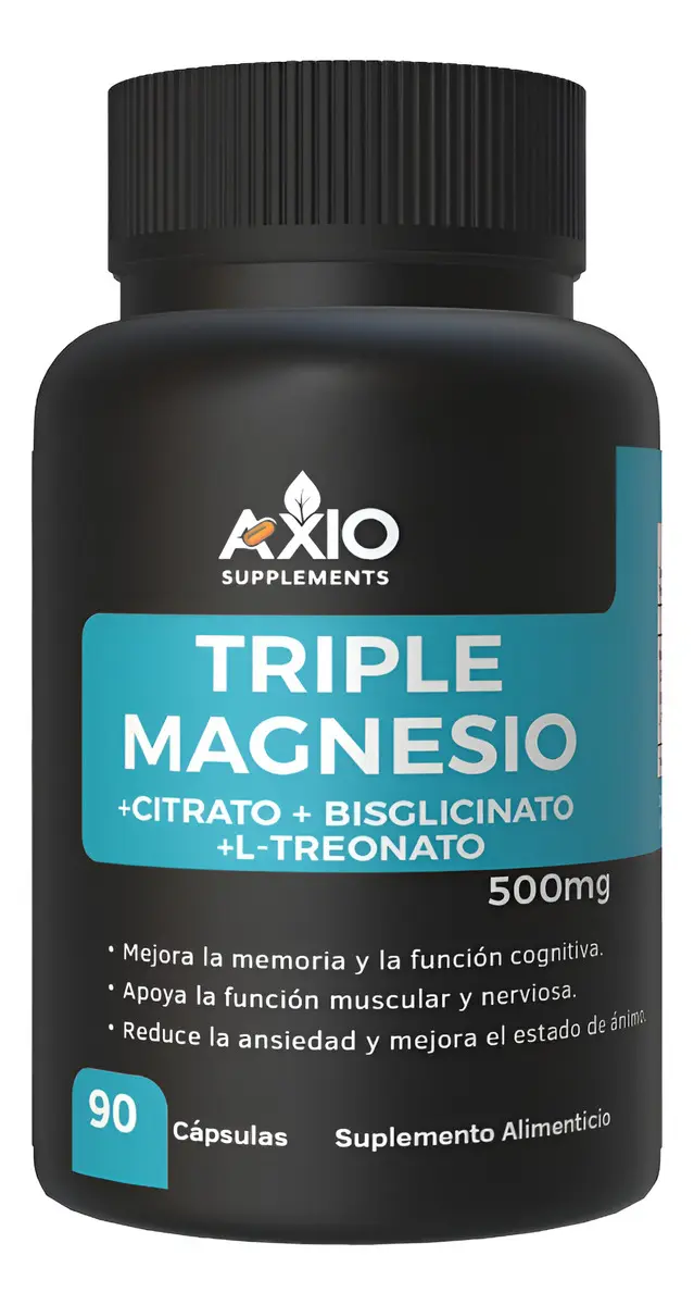 Triple Magnesio Premium 500mg – Energía y Relajación de Nutrimax - suplementos original en Chile - imagen principal