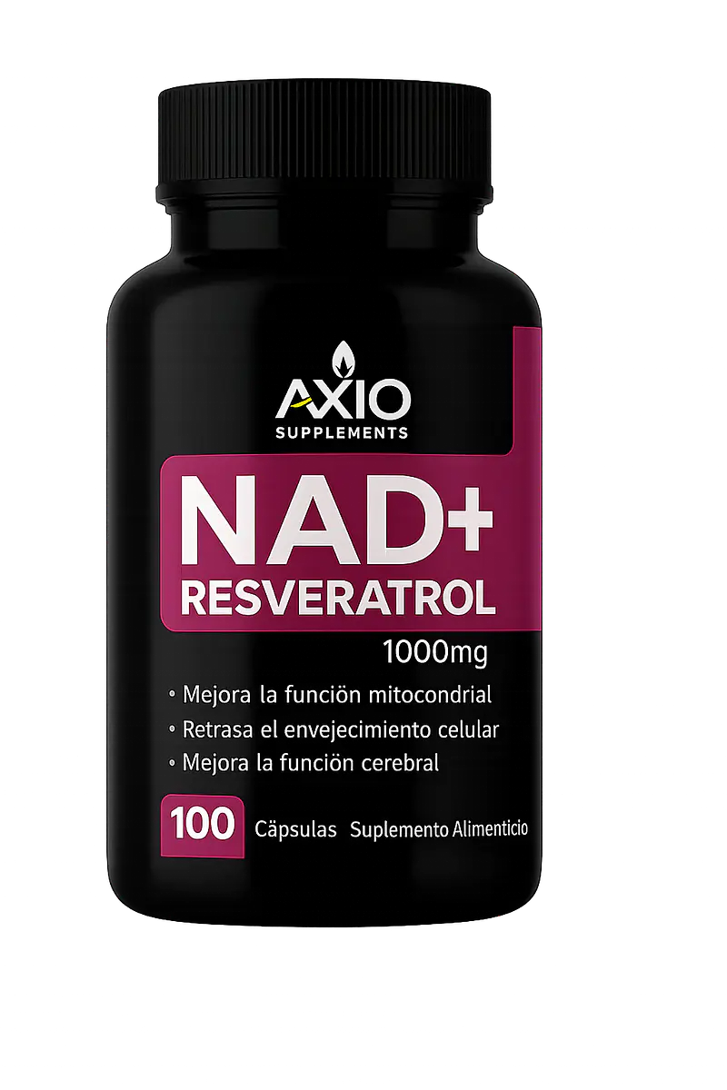 NAD+ Nicotinamide Resveratrol 1000mg · 100 cápsulas