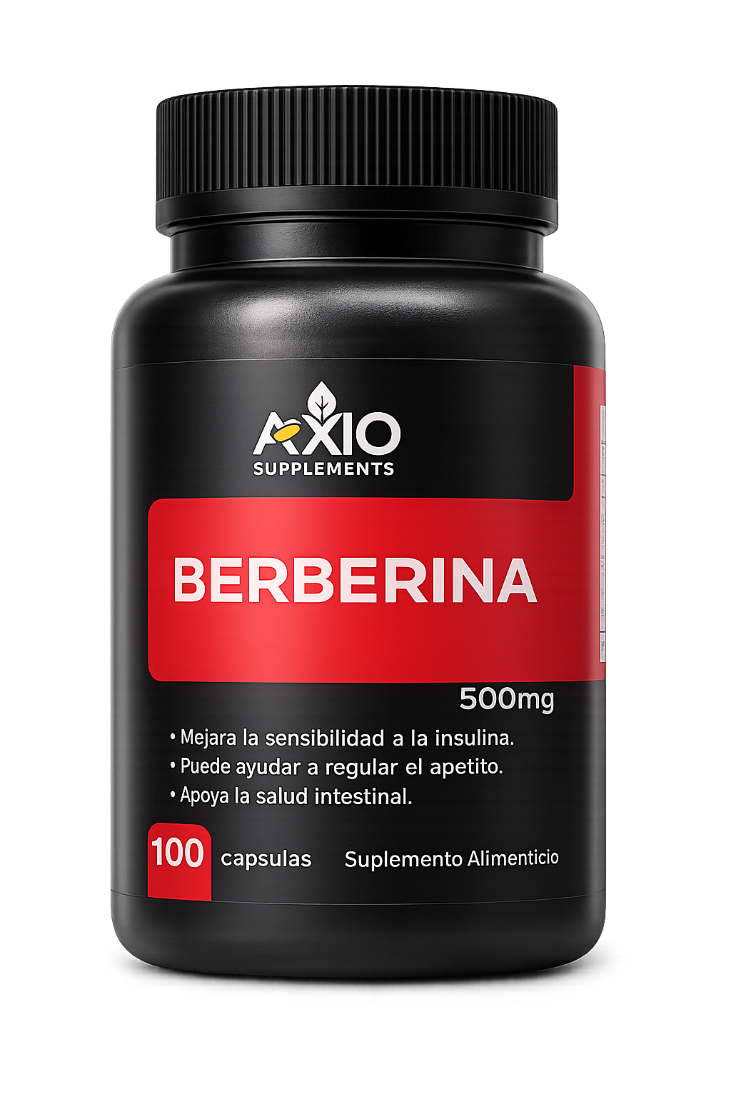 Berberina 500mg – Metabolismo y Glucosa | 100 Cápsulas Sin Sabor de Nutrimax - Salud y belleza original en Chile - imagen principal