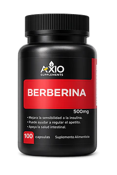 Berberina 500mg – Metabolismo y Glucosa | 100 Cápsulas Sin Sabor de Nutrimax - Salud y belleza original en Chile - presentación de 1 frasco