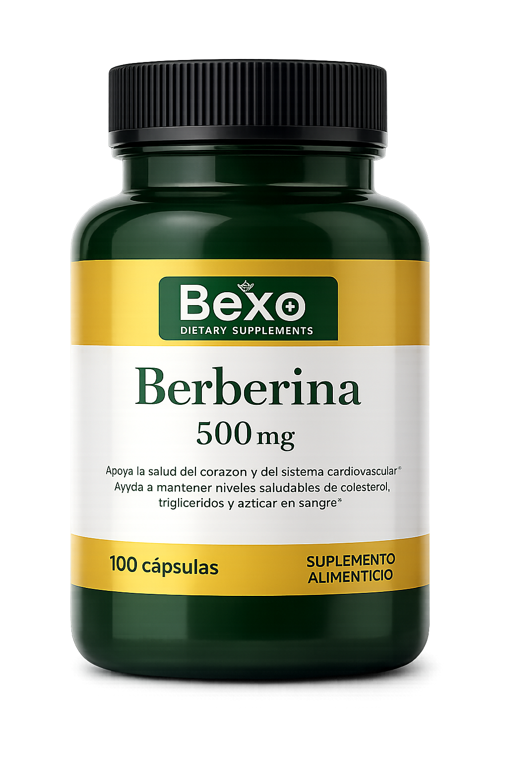 Berberina 500mg – Metabolismo y Glucosa | 100 Cápsulas Sin Sabor de Nutrimax - Sin categoría original en Chile - imagen principal