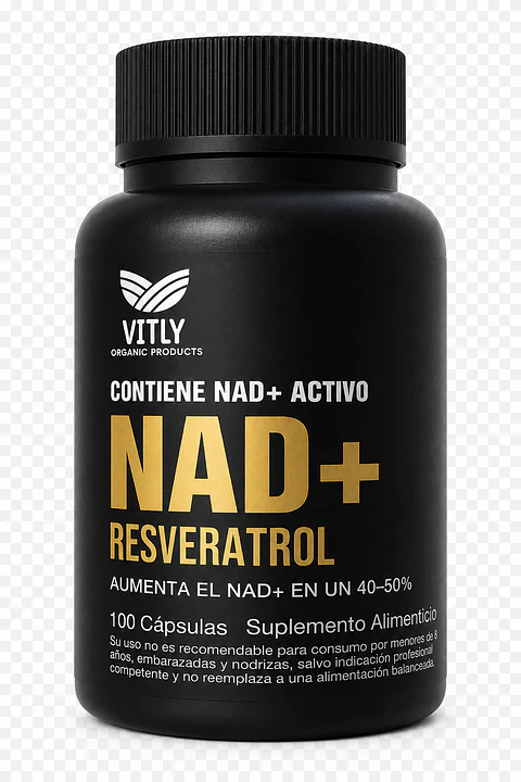 Comprar NAD+ Nicotinamide Resveratrol 100 cápsulas original en Nutrimax Chile
