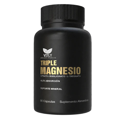 Triple Magnesio Premium 500mg – Energía y Relajación de Nutrimax - suplementos original en Nutrimax Chile