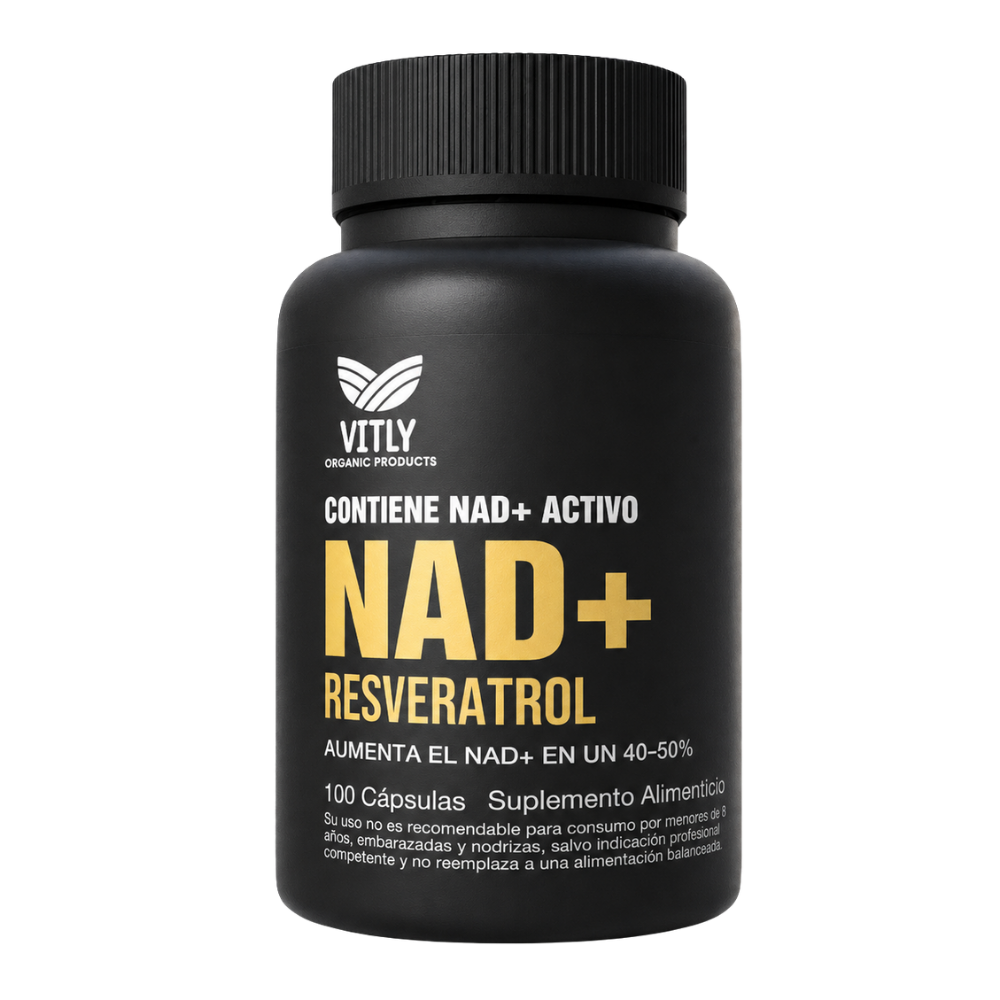 NAD+ Nicotinamide Resveratrol 100 cápsulas de Nutrimax - suplementos original en Chile - imagen principal