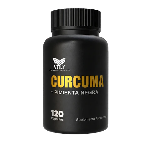 Cúrcuma + Pimienta Negra – Antioxidante Potente | 120 Cápsulas Sin Sabor de Nutrimax - suplementos original en Nutrimax Chile