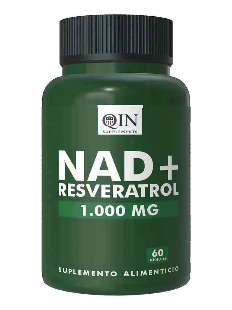 Nad+ 1000mg Nicotinamide Antienvejecimiento Blanco — 60 cápsulas 1