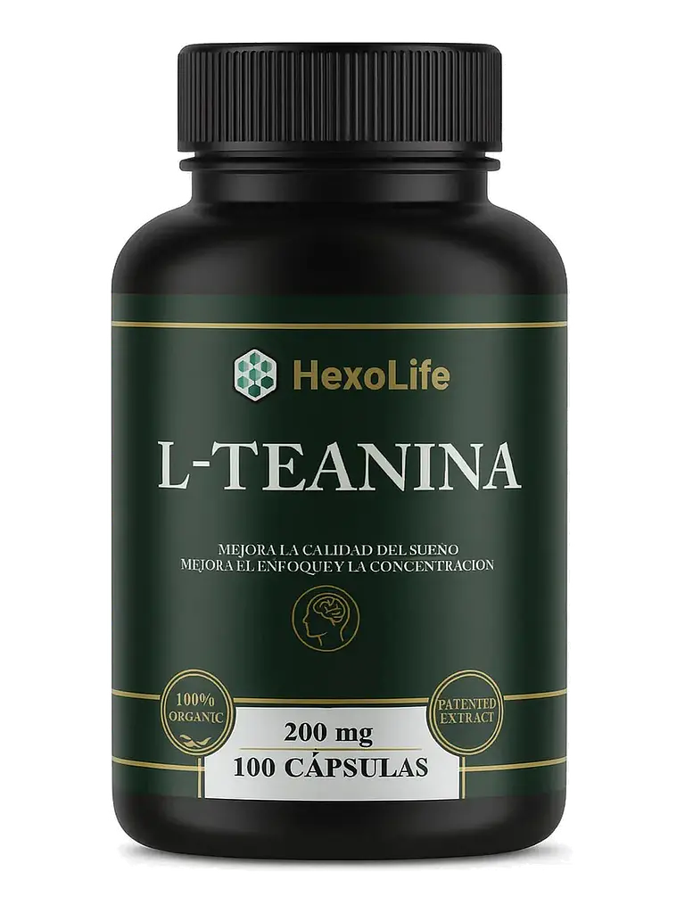 L Theanine De L-teanina Suplemento Calma Y Relaja — 100 cápsulas 1
