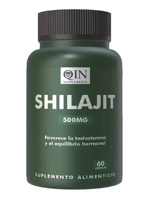 Shilajit 500mg Suplemento Qin Supplements — 60 cápsulas