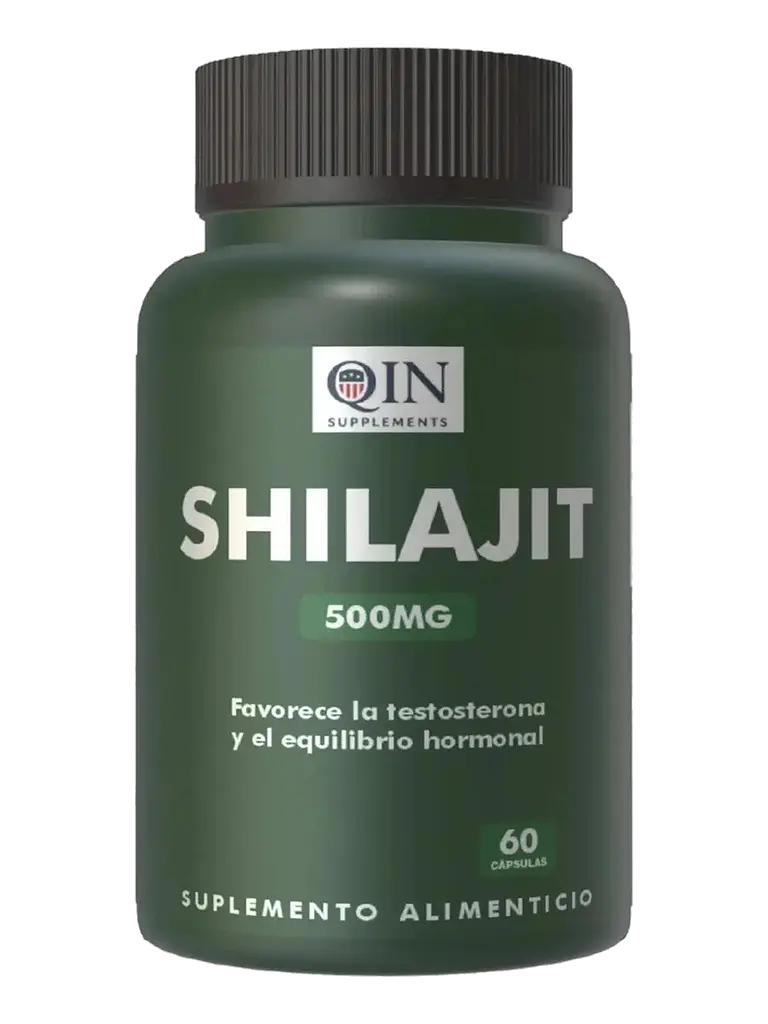 Shilajit 500mg Suplemento Qin Supplements — 60 cápsulas 1