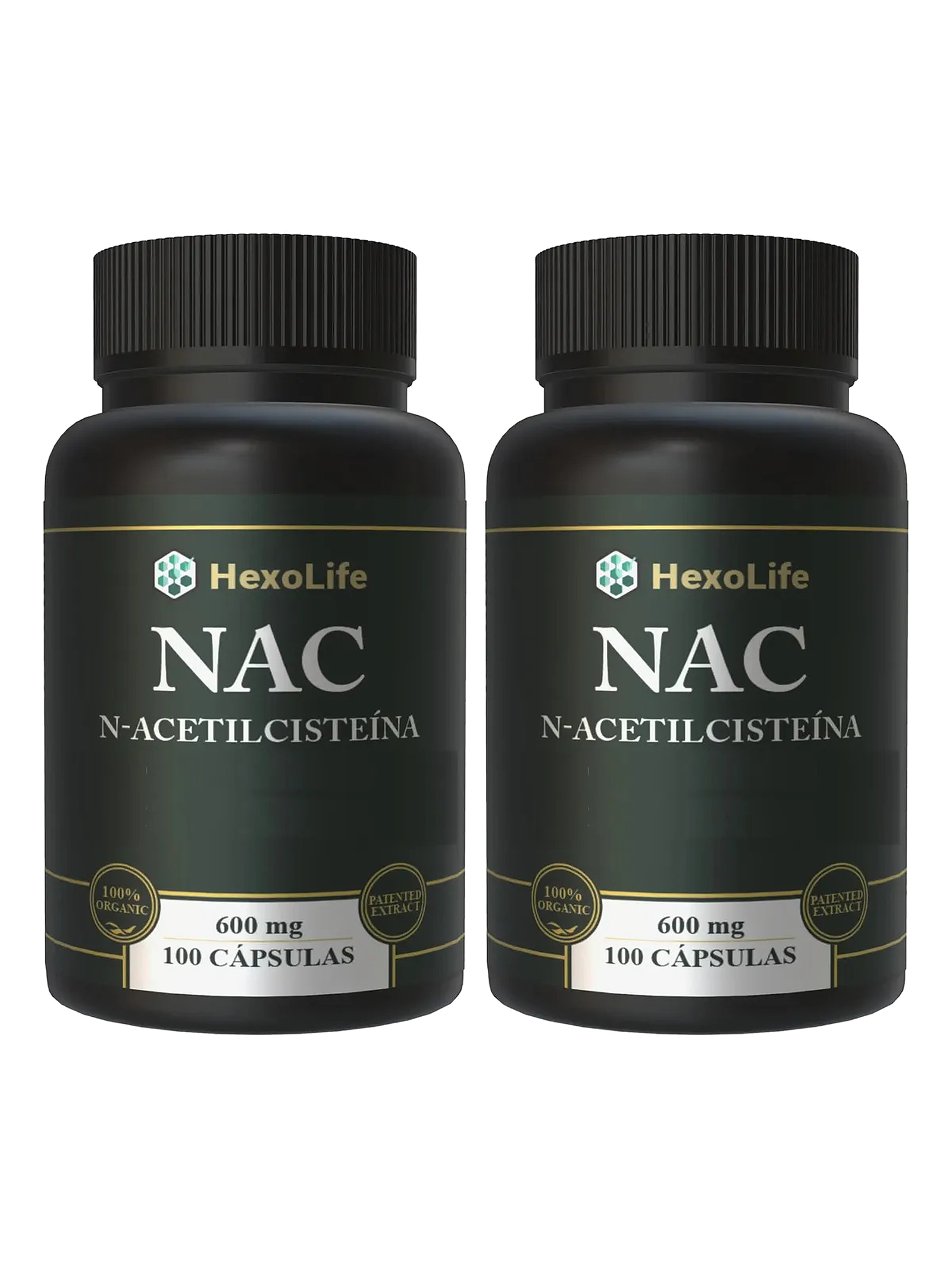 Nac N-acetilcisteína 600mg - Pack X2 — 200 cápsulas