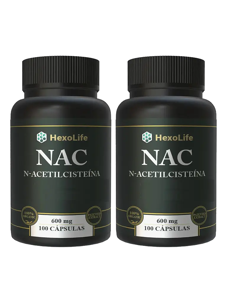 Nac N-acetilcisteína 600mg - Pack X2 — 200 cápsulas 1