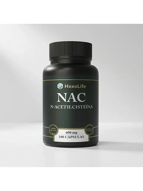 Nac N-acetilcisteína 600mg - Pack X2 — 200 cápsulas