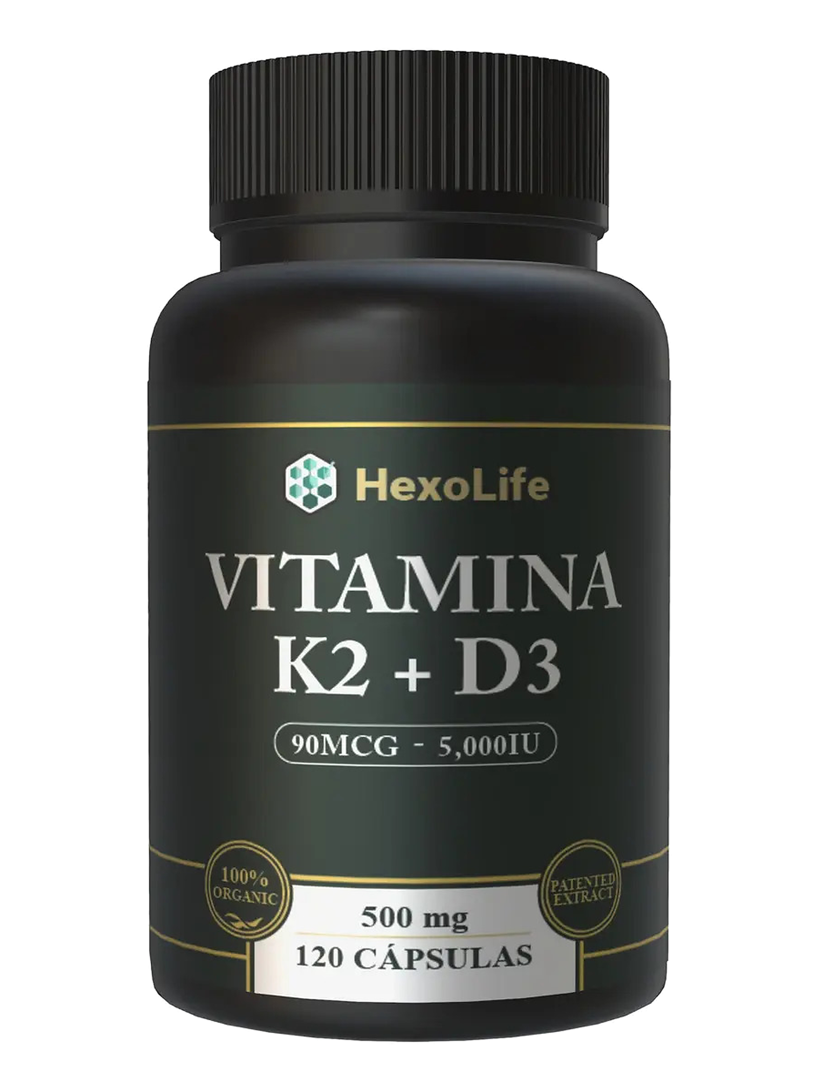 Vitamina K2+d3 Premium Suplemento Salud Ósea — 120 cápsulas
