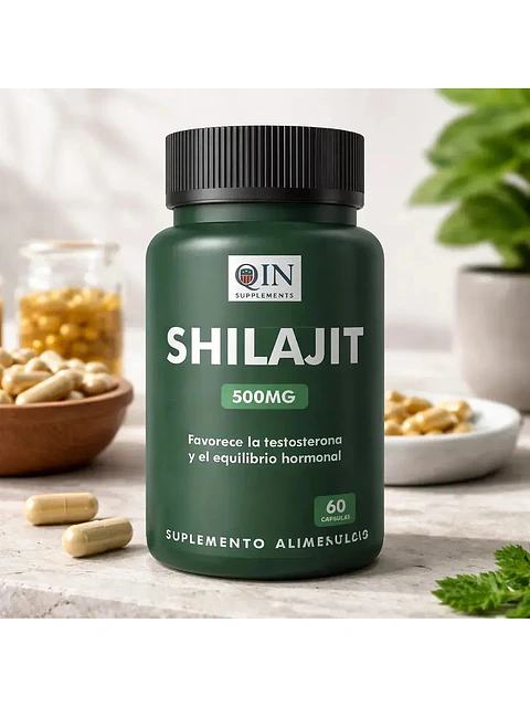 Shilajit 500mg Suplemento Qin Supplements — 60 cápsulas