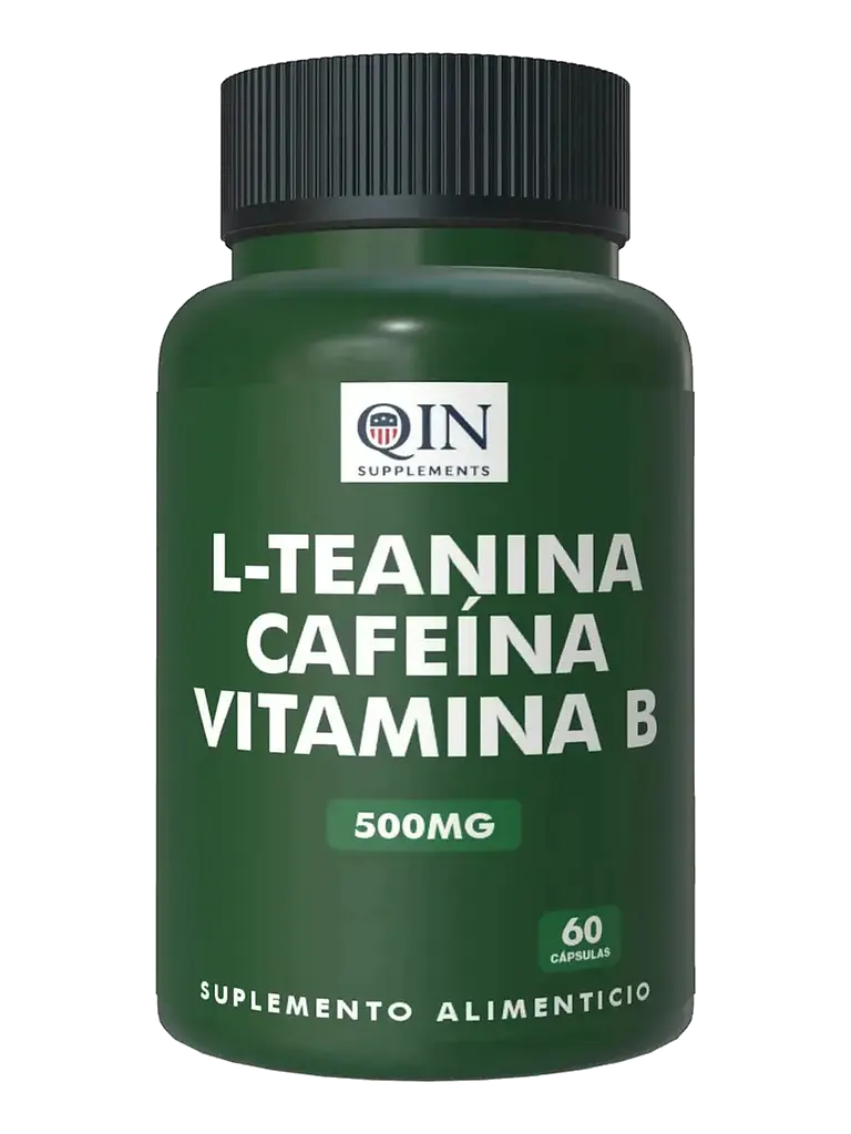 L-teanina + Cafeína + Vitamina B 500mg — 60 cápsulas 1