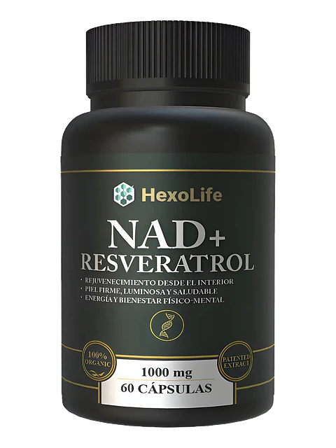 Nad+ 500mg Nicotinamide Antienvejecimiento — 60 cápsulas