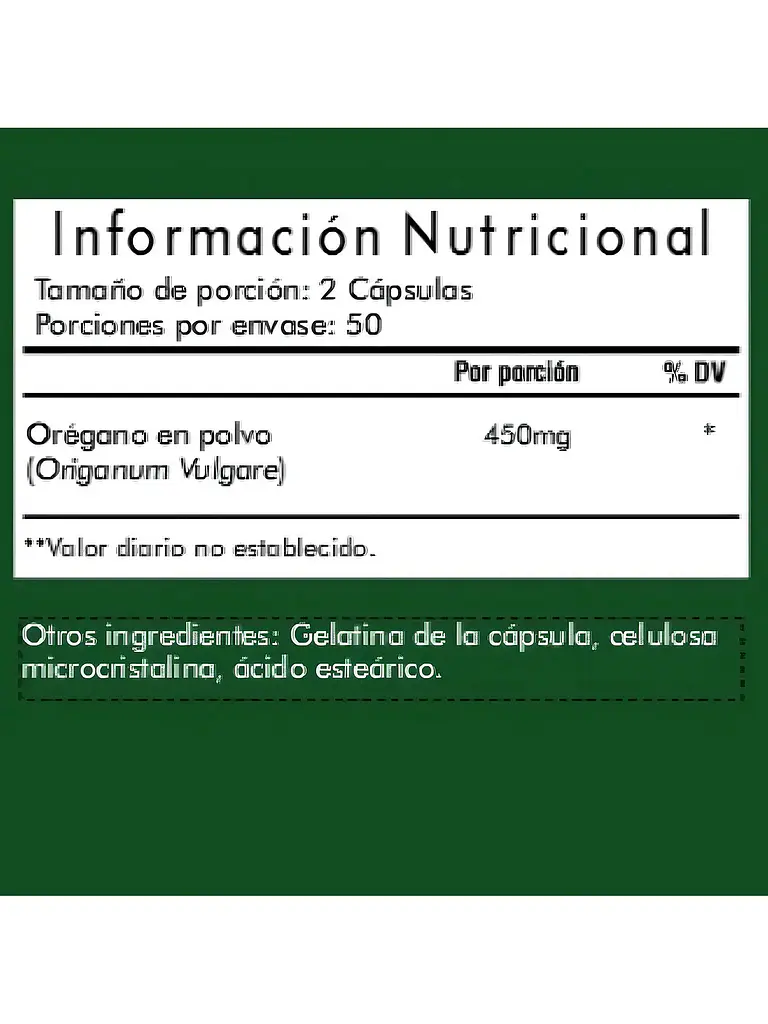 Oregano Premium Nutricional — 100 cápsulas 5