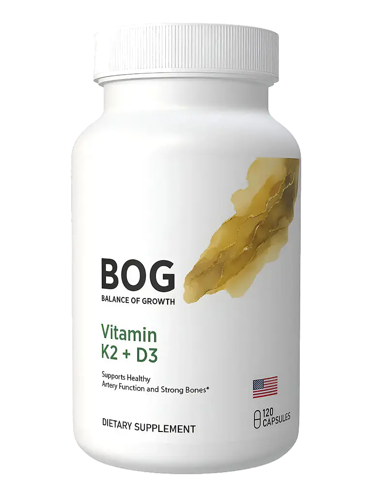 Vitamina K2 D3 Premium Bog Vegano Salud Ósea — 120 cápsulas 1