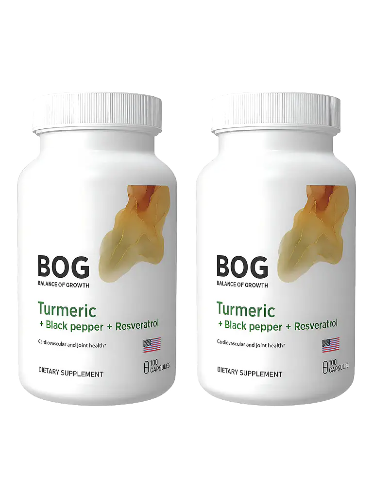 X2 Cúrcuma + Pimienta + Resveratrol Premium 500mg — 200 cápsulas 1