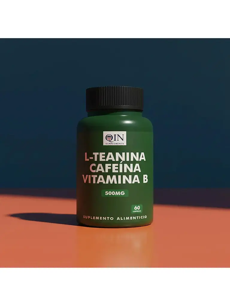 L-teanina + Cafeína + Vitamina B 500mg — 60 cápsulas 3