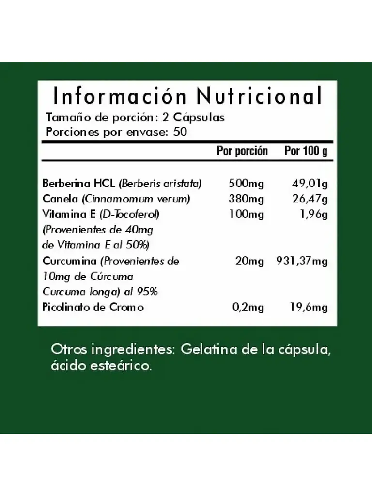 X2 Berberina 500mg Berberine Qin Supplements — 200 cápsulas 7