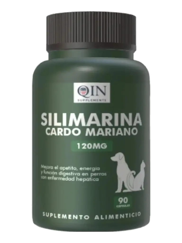 Silimarina Suplemento Perro Y Gato Qin Supplements — 90 cápsulas 1