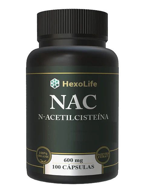 Nac N-acetilcisteína 600mg — 100 cápsulas