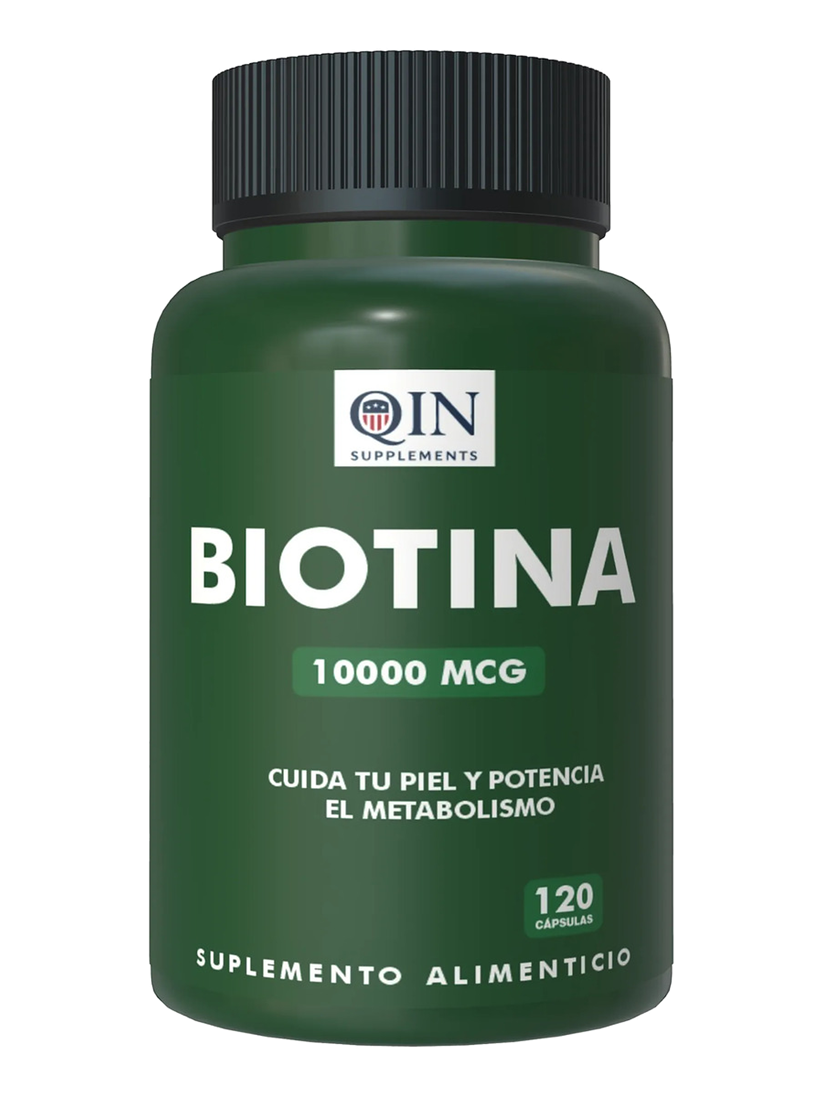Biotina 10.000 Mcg — 120 cápsulas